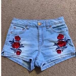 jean shorts